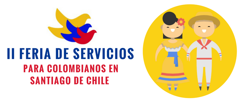 segunda feria de servicios para colombianos en Santiago de Chile