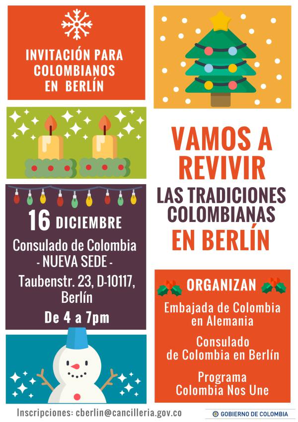 Navidad para colombianos en Berlín