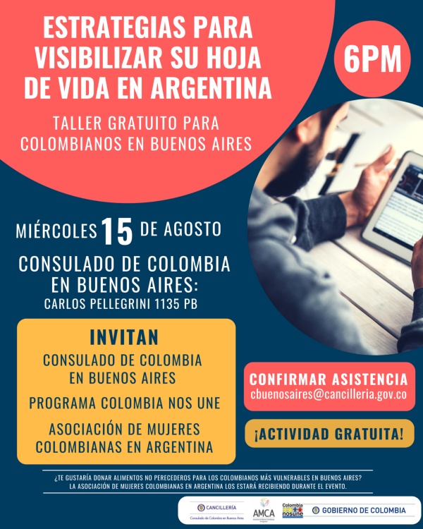 Evento para colombianos en Buenos Aires