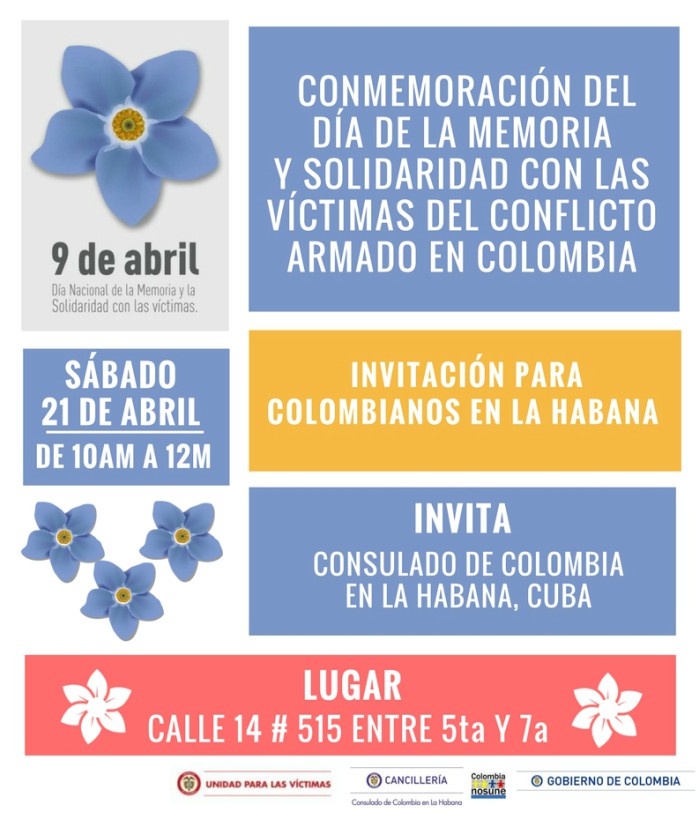 Día de la Memoria y Solidaridad con las víctimas en Cuba