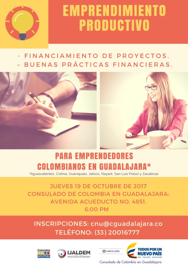 taller para emprendedores colombianos en Guadalajara