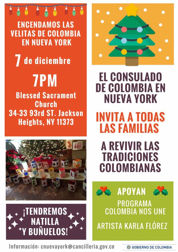 Navidad para colombianos en Nueva York
