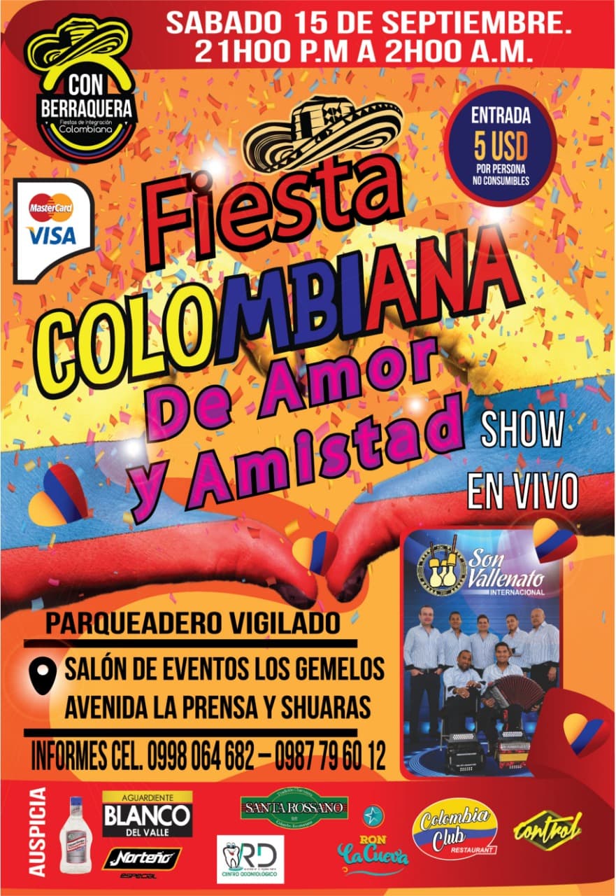 FIESTA COLOMBIANA DIA DEL AMOR Y LA AMISTAD