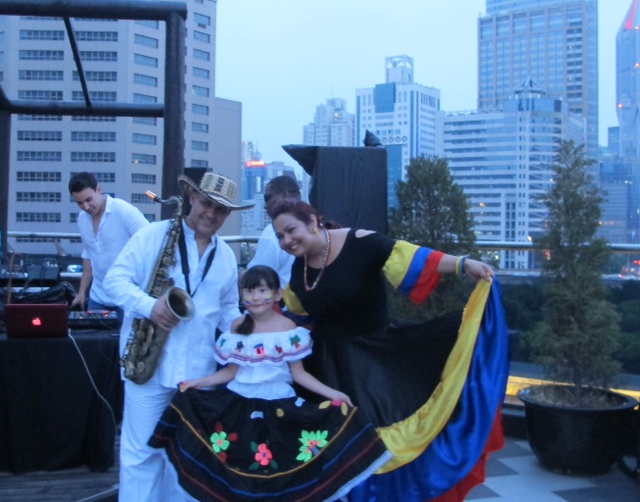 Celebración Independencia en Shangai