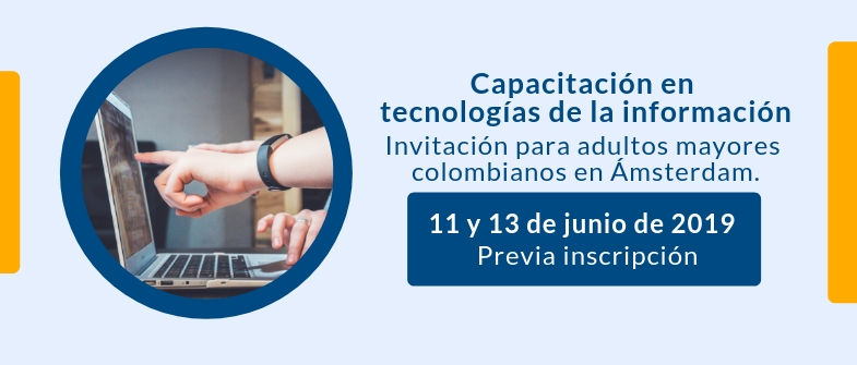 Adultos mayores colombianos en Ámsterdam recibirán capacitación gratuita en tecnologías de la información