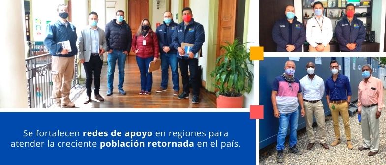 Cancillería pone en marcha fortalecimiento de redes de apoyo para atender la creciente población retornada en el país