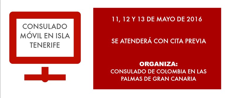 Consulado Móvil en Isla de Tenerife