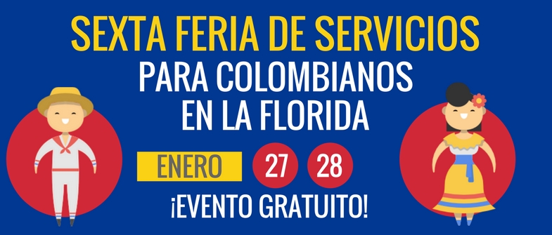 Sexta Feria de Servicios para colombianos en la Florida tendrá más de 70 entidades colombianas y locales