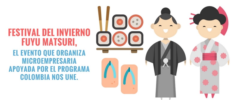 Festival del invierno Fuyu Matsuri: el evento que organiza microempresaria apoyada por el programa Colombia Nos Une
