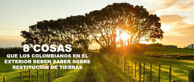 Restitución de tierras