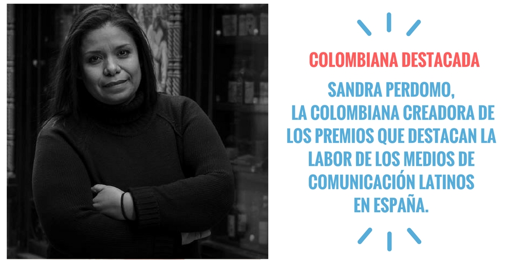 Sandra Perdomo, la colombiana creadora de los premios “El Cotilleo” que destacan la labor de los medios de comunicación latinos en España