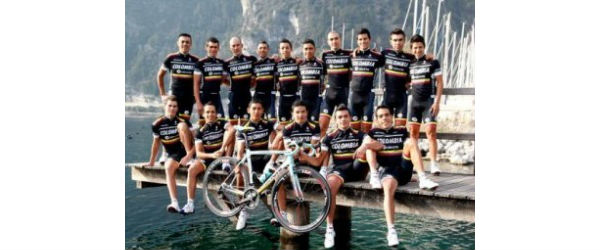 Equipo colombiano en el Giro de italia