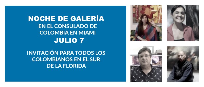 Noche de Galería para colombianos en el Sur de la Florida: el inicio de la Fiesta de Independencia