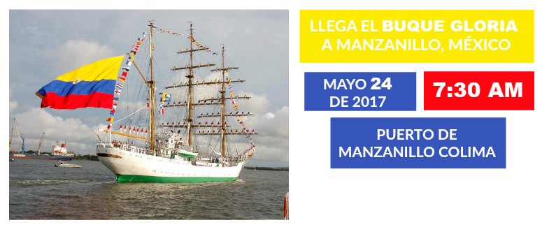 Llega el Buque Gloria a Manzanillo, México