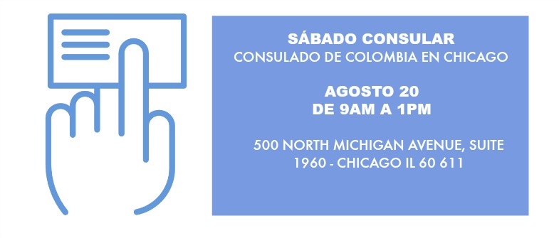 sábado consular en el Consulado de Colombia en Chicago