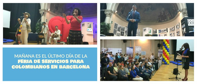 Mañana es el último día de la Feria de Servicios para colombianos en Barcelona