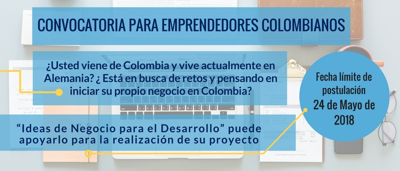 Se buscan colombianas y colombianos emprendedores en Alemania
