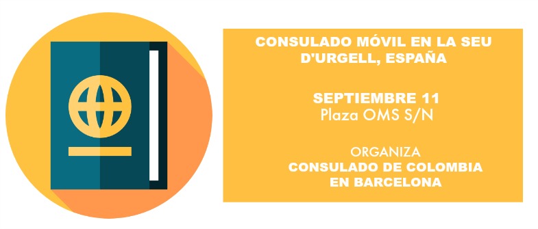 Consulado móvil en La Seu D’urgell, España