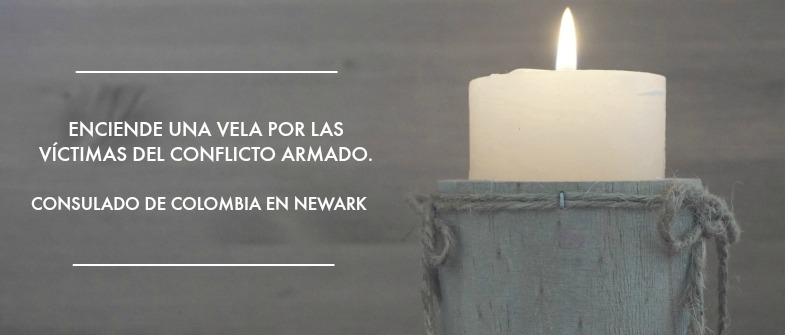 Colombianos en Newark encendieron una vela por las víctimas del conflicto armado