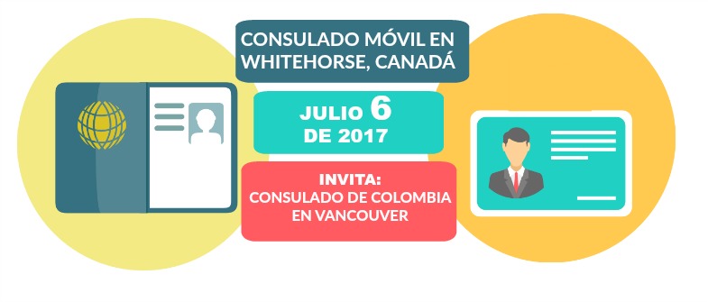 Consulado Móvil en Whitehorse, Canadá: pasaportes, cédulas, certificaciones, entre otros trámites