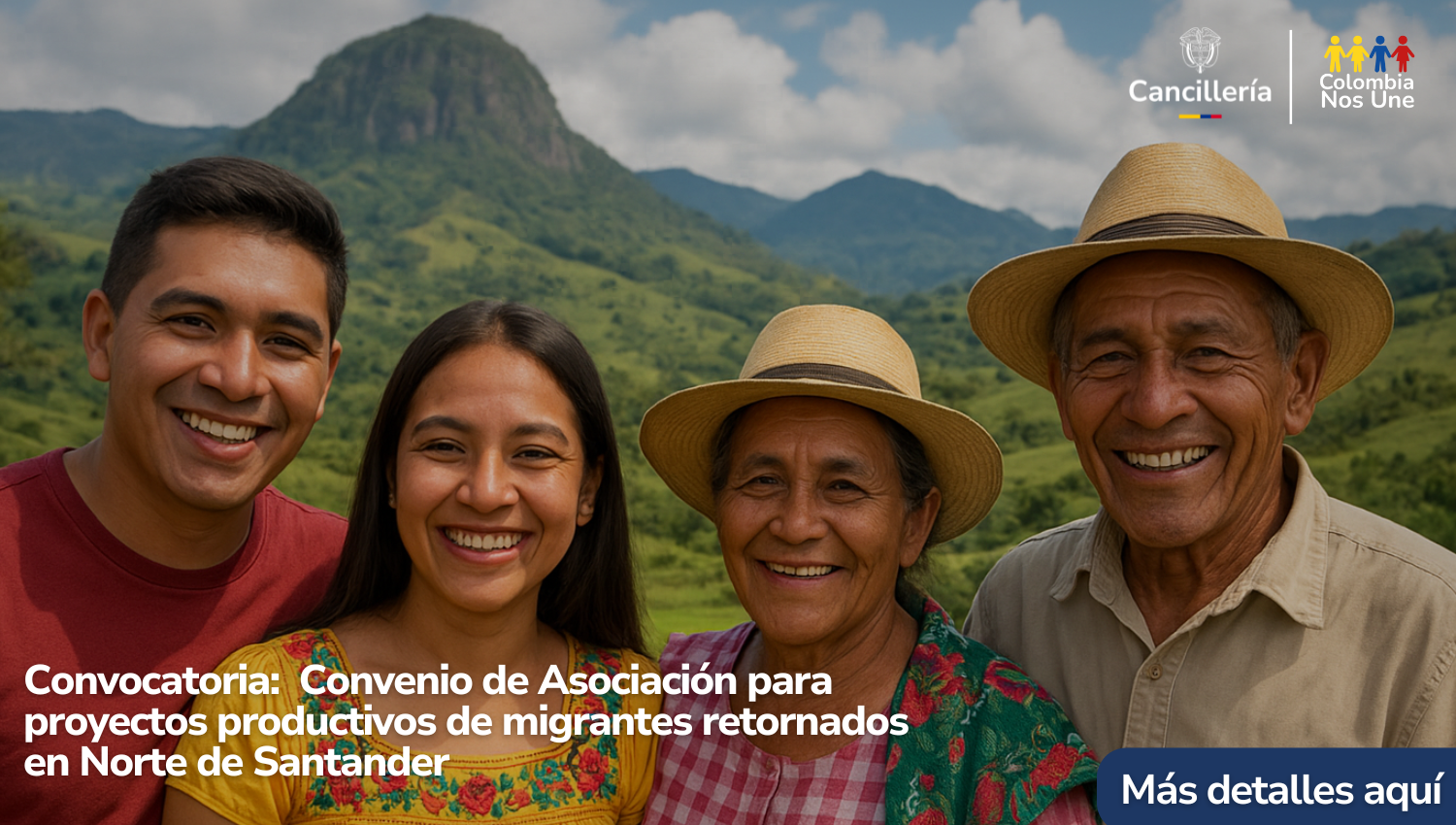 CONVOCATORIA CONVENIO ASOCIACIONES DE RETORNADOS NORTE DE SANTANDER