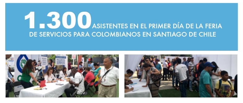 Feria de Servicios para colombianos en Santiago de Chile