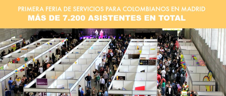 Más de 7.200 ciudadanos asistieron a la primera Feria de Servicios para colombianos en Madrid