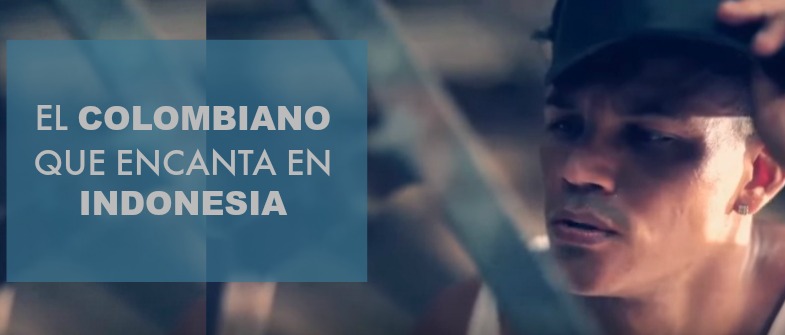 Fabio Dita, el colombiano que encanta en Indonesia