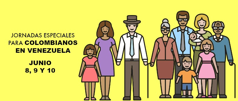 Jornadas especiales para colombianos en Venezuela