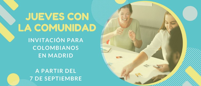 Jueves con la comunidad: el nuevo espacio para los colombianos en Madrid