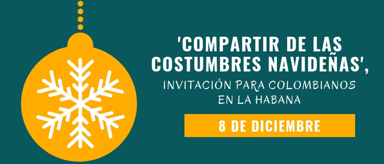‘Compartir de las costumbres colombianas’, invitación para colombianos en La Habana