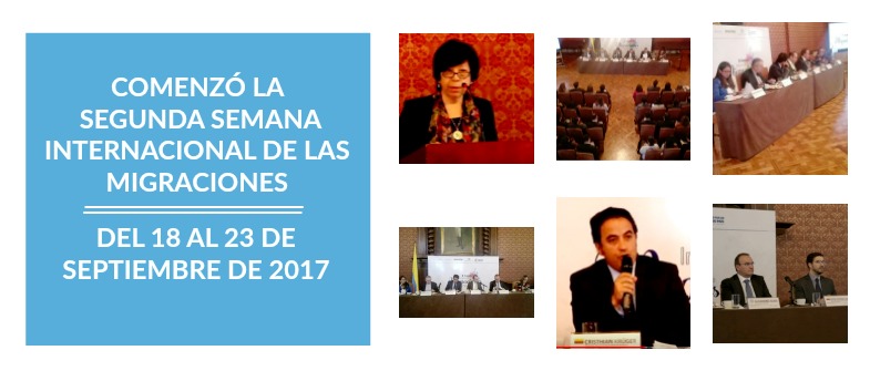 Comenzó la Segunda Semana Internacional de las Migraciones, “Dejando huella”