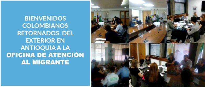 Colombianos retornados del exterior en Antioquia ya cuentan con Oficina de Atención al Migrante
