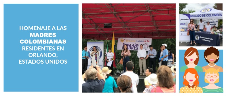 Cerca de 2 mil personas asistieron al homenaje a las madres colombianas en Orlando