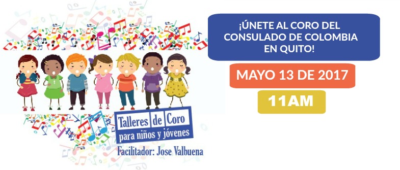 Únete al coro del Consulado de Colombia en Quito