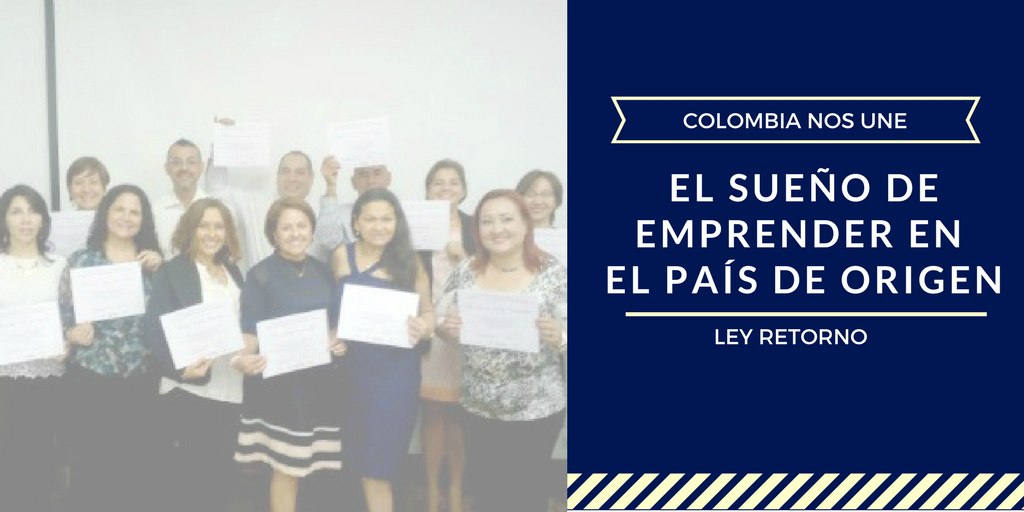 Colombia Nos Une entregó capital semilla a grupo de colombianos beneficiarios de la Ley Retorno en Antioquia, con el apoyo de OIM Colombia