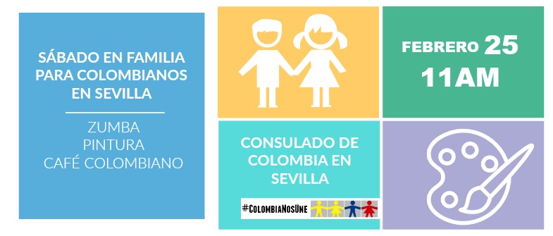 Sábado en Familia para colombianos en Sevilla: clase de rumba, pintura y café colombiano