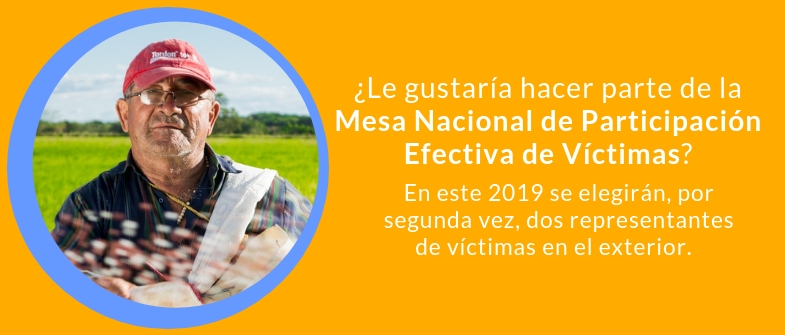 Prepárese para hacer parte de la Mesa Nacional de Participación Efectiva de Víctimas