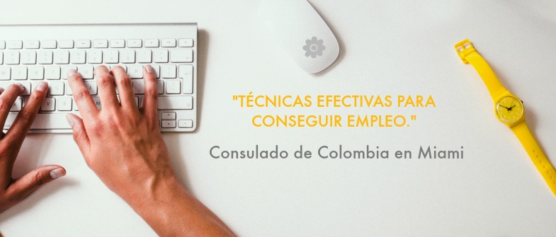 Técnicas efectivas para encontrar empleo, taller organizado por el Consulado de Colombia en Miami