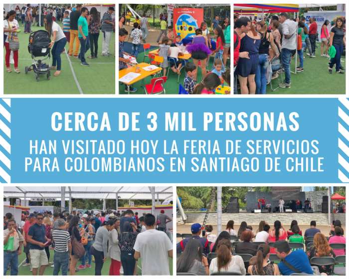 feria de servicios para colombianos en chile