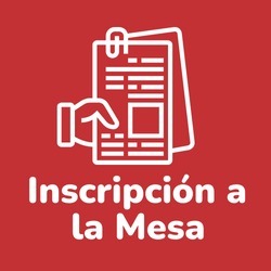 Inscripción mesa