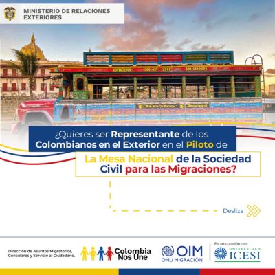 Piloto de la mesa Nacional de la Sociedad para las Migraciones