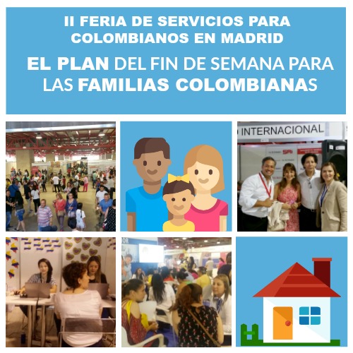 Segunda Feria de servicios para colombianos en Madrid