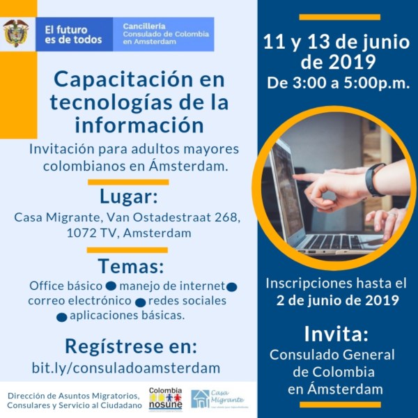 Evento para colombianos en Ámsterdam