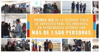 Segunda Feria de Servicios para colombianos en Antofagasta