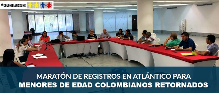 Registros de colombianos retornados en Atlántico