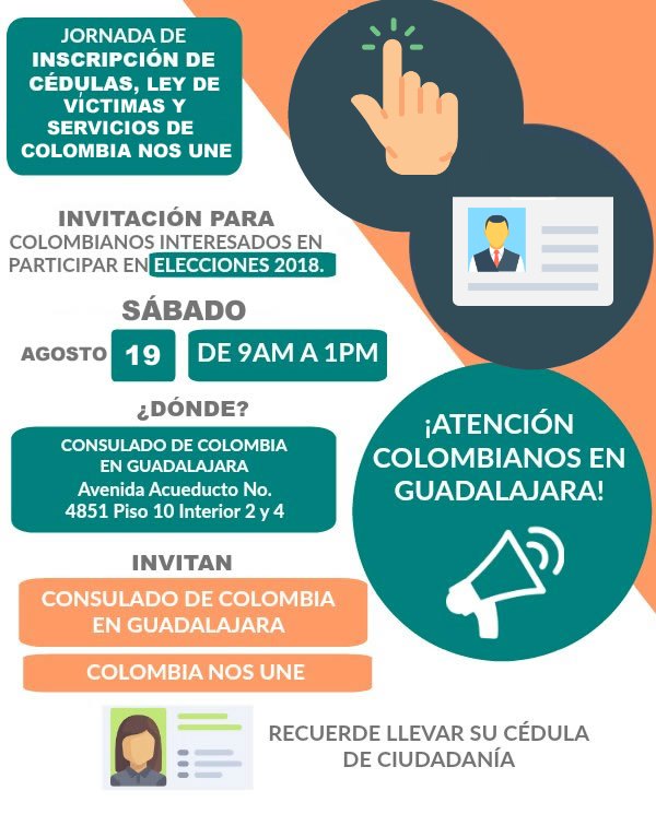 Inscripción cedulas en Guadalajara