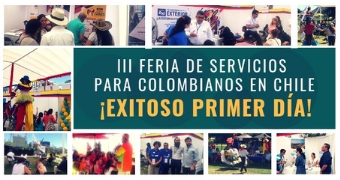 Tercera feria de Servicios para colombianos en Chile