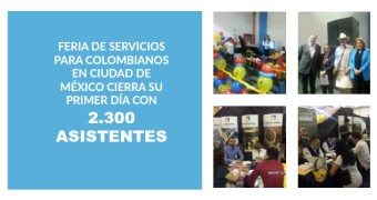 segunda feria de servicios para colombianos en Ciudad de México