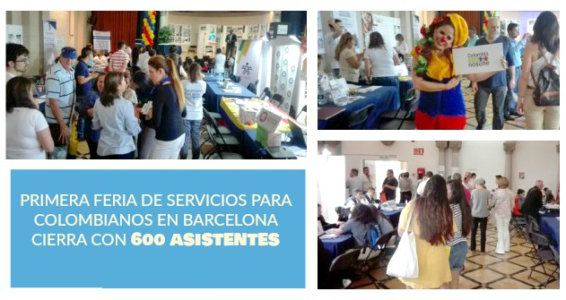 Feria de servicios para colombianos en Barcelona